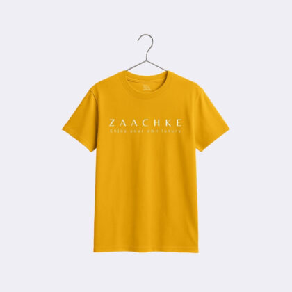 Zaachke Men’s Regular Luxury T-Shirt
