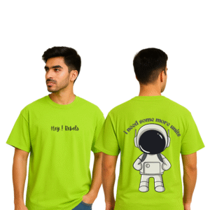 Men’s Oversized “Hey..! Rebels” T-Shirt